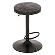 ATMOSPHERA - Lot de 2 tabourets de bar Ilsa gris foncé - vignette