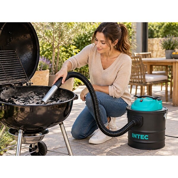 INTEC - Aspirateur de cendres 18L - 1000W Filtre HEPA - Cendres jusqu'à 50°C Nettoyage cheminée poêle barbecue INTEC - large