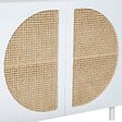 ATMOSPHERA - Buffet 2 portes "Cabras" 94x86cm blanc - vignette