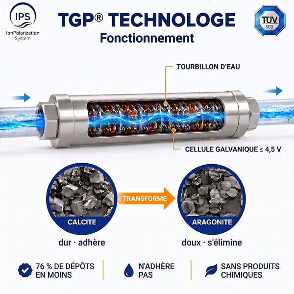 SWISS AQUA TECHNOLOGIES - Alternative adoucisseur d'eau KalyxX Blue Line 1/2" (IPSKXFRBG12) - large