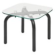ATMOSPHERA - Lot de 2 tables d'appoint Hecate argent 50x50cm - vignette