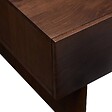 ATMOSPHERA - Table basse rectangulaire 2 tiroirs 2 niches Nyero 60x109cm marron - vignette