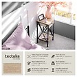 TECTAKE - Table d'appoint Dayton 35x35x70,5cm Bois clair industriel, Chêne Sonoma - vignette