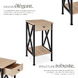TECTAKE - Table d'appoint Dayton 35x35x70,5cm Bois clair industriel, Chêne Sonoma - vignette