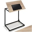 TECTAKE - Table d’appoint Ruston 55x35x66,5cm Bois clair industriel, Chêne Sonoma - vignette