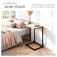 TECTAKE - Table d’appoint Ruston 55x35x66,5cm Bois clair industriel, Chêne Sonoma - vignette