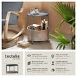TECTAKE - Table d’appoint CANTERBURY 45,5x45,5x53cm gris foncé - vignette
