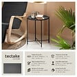 TECTAKE - Table d’appoint CHESTER 45,5x45,5x53cm noir - vignette