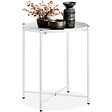 TECTAKE - Table d’appoint CHESTER 45,5x45,5x53cm blanc - vignette