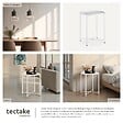 TECTAKE - Table d’appoint CHESTER 45,5x45,5x53cm blanc - vignette
