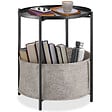 TECTAKE - Table d’appoint CANTERBURY 45,5x45,5x53cm noir - vignette