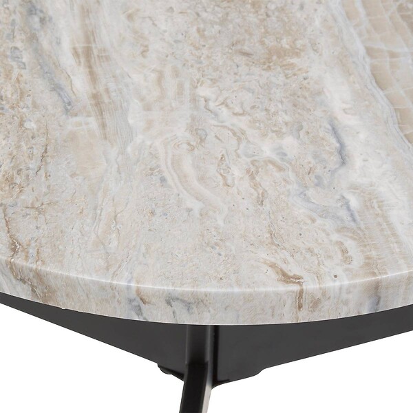 ATMOSPHERA - Table d'appoint Tusco noir 35x35cm - large