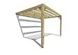 MA PERGOLA BOIS - Pergola bois - 4m x 3m - adossée - sens largeur - livraison comprise - vignette