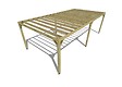 MA PERGOLA BOIS - Pergola bois - 8m x 4m - indépendante - sens profondeur - livraison comprise - vignette