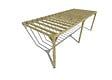MA PERGOLA BOIS - Pergola bois - 8m x 3m - adossée - sens profondeur - livraison comprise - vignette