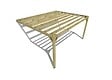 MA PERGOLA BOIS - Pergola bois - 5m x 4m - adossée - sens largeur - livraison comprise - vignette