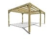 MA PERGOLA BOIS - Pergola bois - 6m x 4m - indépendante - sens largeur - livraison comprise - vignette