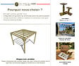 MA PERGOLA BOIS - Pergola bois - 6m x 4m - indépendante - sens largeur - livraison comprise - vignette