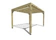 MA PERGOLA BOIS - Pergola bois - 4m x 3m - indépendante - sens profondeur - livraison comprise - vignette