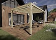 MA PERGOLA BOIS - Pergola bois - 4m x 3m - indépendante - sens profondeur - livraison comprise - vignette