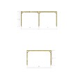 MA PERGOLA BOIS - Pergola bois - 6m x 4m - indépendante - sens profondeur - livraison comprise - vignette