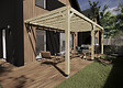 MA PERGOLA BOIS - Pergola bois - 6m x 3m - adossée - sens profondeur - livraison comprise - vignette
