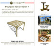 MA PERGOLA BOIS - Pergola bois - 6m x 3m - adossée - sens profondeur - livraison comprise - vignette