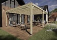 MA PERGOLA BOIS - Pergola bois - 6m x 5m - indépendante - sens profondeur - livraison comprise - vignette