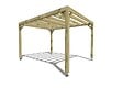 MA PERGOLA BOIS - Pergola bois - 3m x 4m - indépendante - sens largeur - livraison comprise - vignette