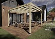 MA PERGOLA BOIS - Pergola bois - 3m x 4m - indépendante - sens largeur - livraison comprise - vignette
