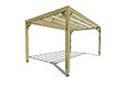 MA PERGOLA BOIS - Pergola bois - 5m x 3m - indépendante - sens largeur - livraison comprise - vignette
