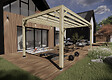 MA PERGOLA BOIS - Pergola bois - 5m x 3m - indépendante - sens largeur - livraison comprise - vignette