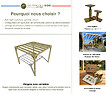 MA PERGOLA BOIS - Pergola bois - 5m x 3m - indépendante - sens largeur - livraison comprise - vignette