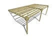 MA PERGOLA BOIS - Pergola bois - 8m x 4m - adossée - sens largeur - livraison comprise - vignette