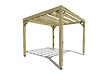 MA PERGOLA BOIS - Pergola bois - 3m x 3m - indépendante - sens largeur - livraison comprise - vignette