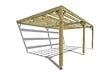 MA PERGOLA BOIS - Pergola bois - 6m x 4m - adossée - sens largeur - livraison comprise - vignette