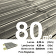 TERRASSEENBOIS - Kit terrasse Pin autoclave Gris pour 80 m² • Lames 4,2 m, lambourdes 4,2 m et visserie Inox • Livraison gratuite - vignette