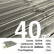 TERRASSEENBOIS - Kit terrasse Pin autoclave Gris pour 40 m² • Lames 5,1 m, lambourdes 5,1 m et visserie Inox • Livraison gratuite - vignette