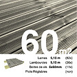 TERRASSEENBOIS - Kit terrasse Pin autoclave Gris pour 60 m² • Lames 5,1 m, lambourdes 5,1 m et visserie Inox • Livraison gratuite - vignette
