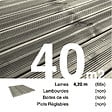 TERRASSEENBOIS - Planches de terrasse Pin autoclave Gris pour 40 m² • Longueur 4,2 m - vignette