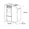 SANNOVER - Poêle à granulés Etanche Slim Astral 9,4 kW Noir Sannover - vignette