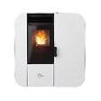 SANNOVER - Poêle à granulés Etanche Slim Astral 13,8 kW Blanc Sannover + Kit d'installation - vignette
