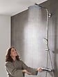 HANSGROHE - Colonne de douche Crometta S 240 EcoSmart chrome HANSGROHE 27268000 avec mitigeur thermostatique - vignette