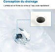 AICA SANITAIRE - AICA Ensemble de Meuble Double Vasque 120 cm Salle de Bain, Meuble sous lavabo suspendu,Fonction soft-close,4 pièces Noyer - vignette