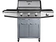HABITAT ET JARDIN - Barbecue Gaz "Bingo 4" - 4 brûleurs dont 1 latéral - 14kW + Housse protection - Argenté - vignette