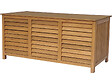 HABITAT ET JARDIN - Coffre de jardin en bois "Macao" - 130 x 64 x 60 cm - Marron - vignette