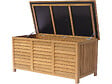 HABITAT ET JARDIN - Coffre de jardin en bois "Macao" - 130 x 64 x 60 cm - Marron - vignette