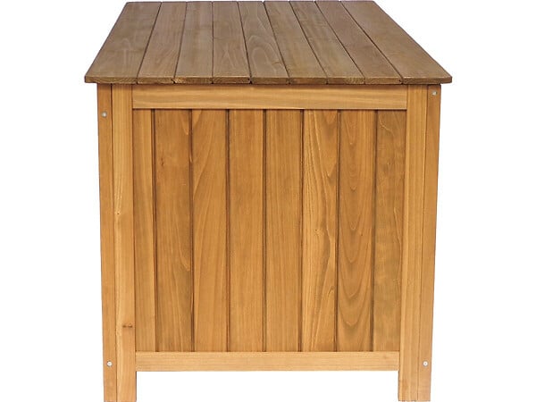 HABITAT ET JARDIN - Coffre de jardin en bois "Macao" - 130 x 64 x 60 cm - Marron - large