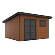 DIRECT-ABRIS - Abri de Jardin Composite ALMA - 15m2 - Brun - Cabane de Jardin - vignette
