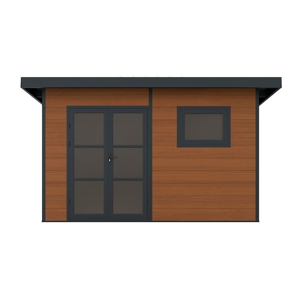 DIRECT-ABRIS - Abri de Jardin Composite ALMA - 15m2 - Brun - Cabane de Jardin - large